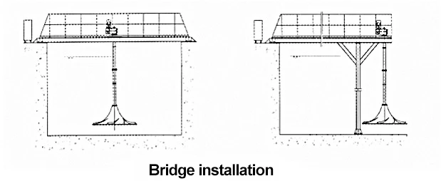 Hyperboloid mixer installation drawing Hyperboloid mixer installation drawing